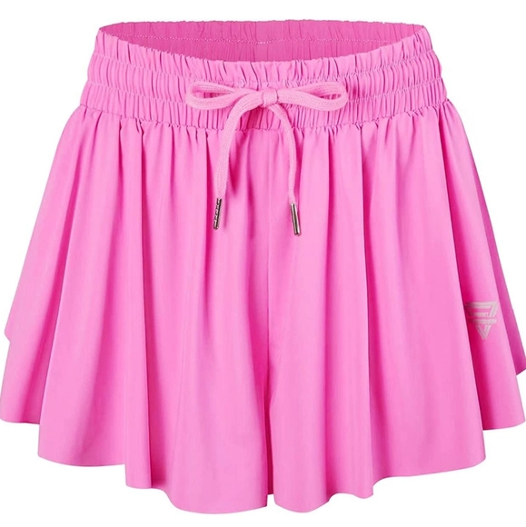 Butterfly Pink Flowy Shorts
